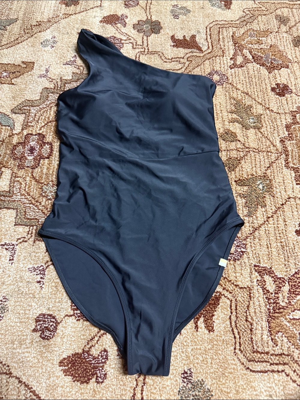 Summersalt ruched sidestroke bathing suit in black 6
